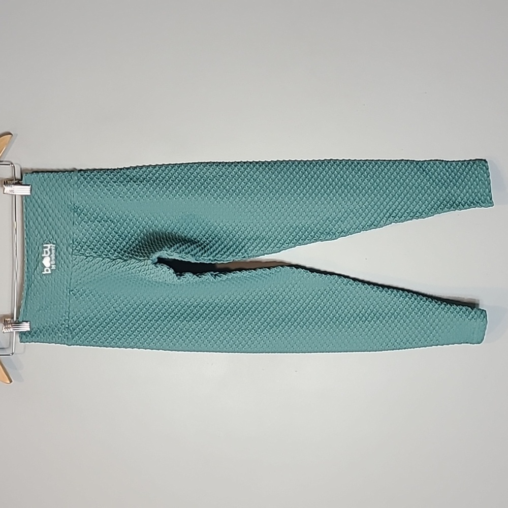 Booty by Brabants Teal Textured High-Rise Leggings - Picture 3 of 6